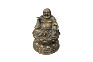 Figura bronce Happy Buda