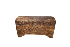BAÚL MADERA DE TECA TALLADO