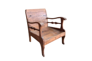 SILLÓN INDIVIDUAL SEDÁN MACIZO TECA